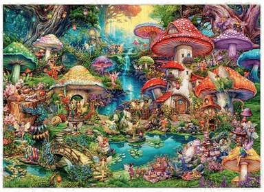Ravensburger Merry Mushroom Village 1000 pcs