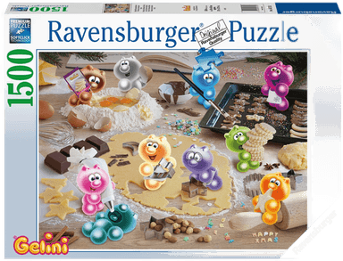 Puslespill 1500 Gelinis julebakeri Ravensburger