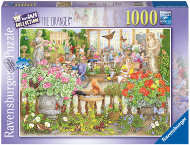 Puslespill 1000 Cosy Cafe Hemmelige Hage Ravensbur