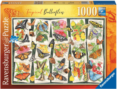 Puslespill 1000 Tropisk Sommerfugl Ravensburger