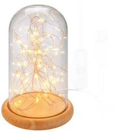 Goobay Glaskupa med mikro LED 50 varmvitt