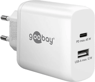 Goobay Dobbel hurtiglader 45W