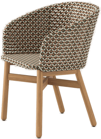 Dedon MBRACE Spisestol CHESTNUT