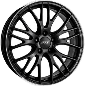 ATS Perfektion Matt Black Polished 8.5x19 5/114.3 ET40 B70.1
