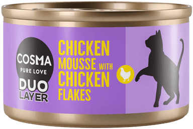 Cosma DUO Kyllingmousse 6 x 70 g