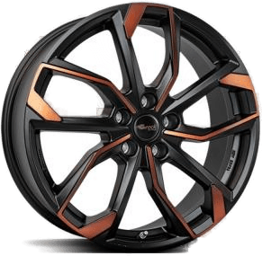 Brock RC34 Black Orange Matt 8x18 5/112 ET40 B57.1