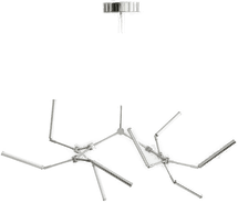 101 Copenhagen Stick chandelier mini Chrome