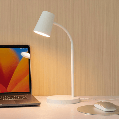 Lindby Ailina LED-bordlampe, hvit, dimbar