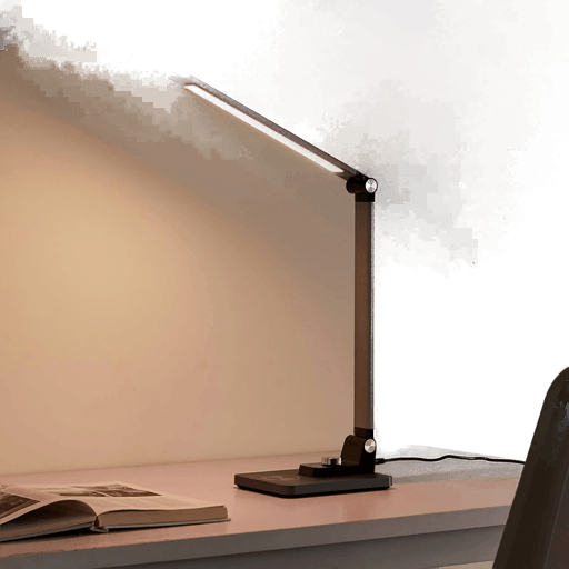 Lindby Valtaris LED-bordlampe, grå