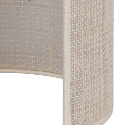 Euluna vegglampe jute, halvrund, 24 cm