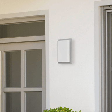 Lcd Utendørs vegglampe 059, stål, IP44