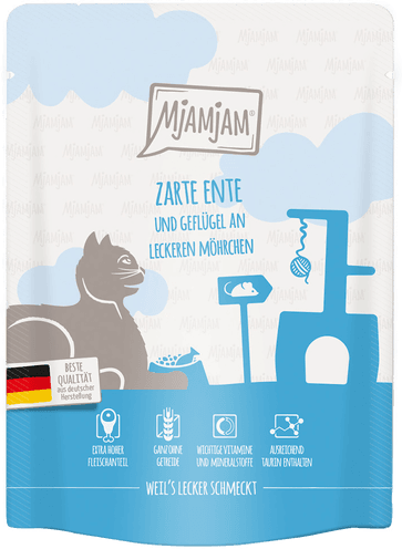 Mjamjam Quetschie Mør And og Fjærkre 24 x 300 g