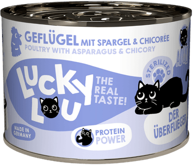 Lucky Lou Voksen Sterilisert Fjørfe 24 x 200 g