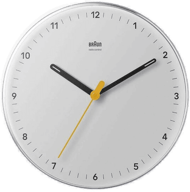 Braun Vegglokke analog 23 cm svart