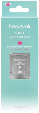 Beautyuk 5 In 1 Base & Top Coat