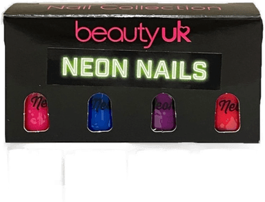 Beautyuk Neon Neglelakk Sett 4x9ml