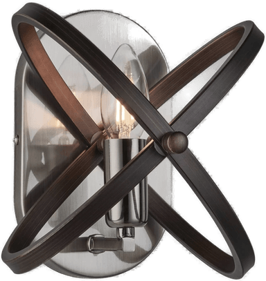 Searchlight Vegglampe Hoopla tinnfarget