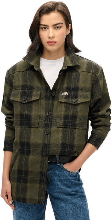 Superdry Borg Check Overshirt