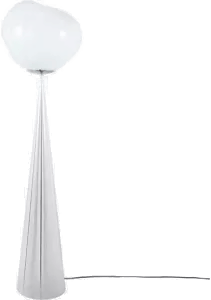 Tom Dixon Melt Cone gulvlampe 174,5 cm Opal-silver