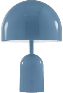 Tom Dixon Bell Portable LED lampe 28 cm Baby Blue