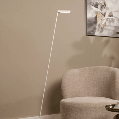 Lucide Lavale LED-gulvlampe, dimbar, hvit