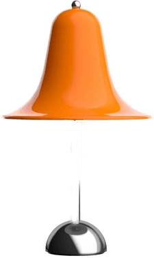 Verpan Pantop bordlampe, oransje, 23 cm