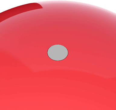 Verpan LED-batteridrevet bordlampe WIRE, rød