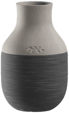 Kähler Omaggio Circulare vase 12,5 cm antrasittgrå