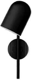 AYTM Luceo vegglampe, svart