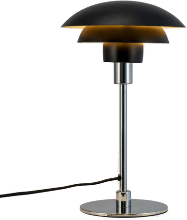 Dyberg Larsen Morph bordlampe, svart, 35 cm