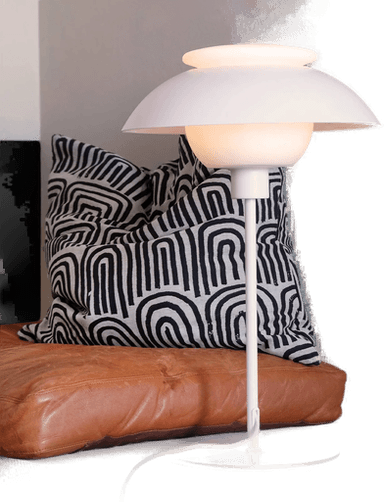 Dyberg Larsen OPUS bordlampe, matt hvit