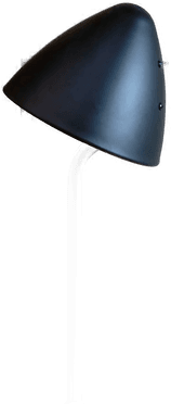 Dyberg Larsen Oulu bordlampe, svart/messing