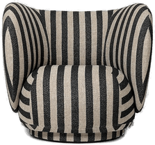 Ferm Living Rico Lounge Lenestol Sand/Black