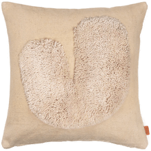 Ferm Living Lay Pute 50x50 Sand/Off-white