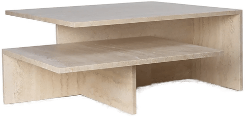 Ferm Living Distinct Grande Duo Bord Travertine