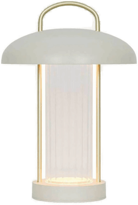 Nordlux Mirano bærbar bordlampe beige