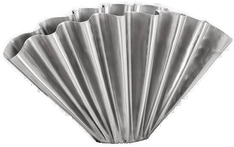 House Doctor Flood Vase, børstet sølv