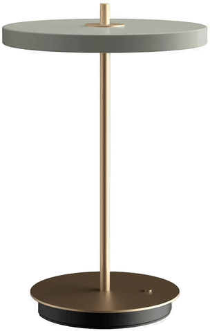 Umage Asteria Move bordlampe olivengrønn/messing 31 cm