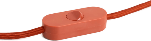 HAY Common E27-fatning, rustrød 2,4 m