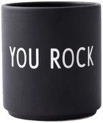 Design Letters favorittkopp 25 cl You rock-black