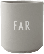 Design Letters favorittkopp 25 cl Far-grey