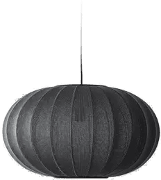 Made By Hand Knit-Wit 57 Oval pendel Black