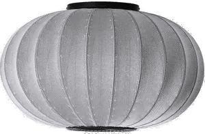 Made By Hand Knit-Wit 57 Oval lampe Silver