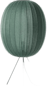 Made By Hand Knit-Wit 65 gulvlampe Tweed green