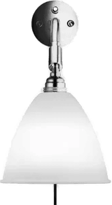 Gubi Bestlite BL7 vegglampe krom/bensporcelain