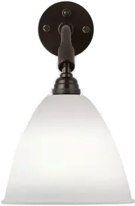 Gubi Bestlite BL7 vegglampe svart/porselen