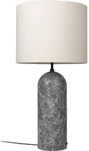 Gubi Gravity XL gulvlampe grå marmor/canvas
