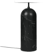 Gubi Gravity XL gulvlampe sort marmor/hvit