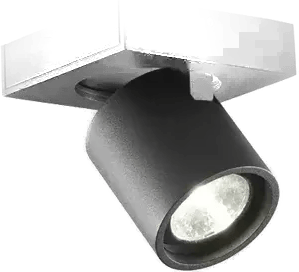 Lightpoint Focus Mini vegg- og taklampe Black