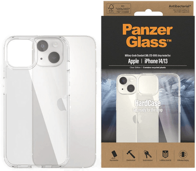 PanzerGlass HardCase iPhone 14 | 13 - Gjennomsiktig